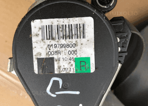 Pas bezpieczeństwa z nabojem przedni prawy 619799800 Range Rover Evoque 2