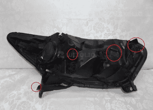 Lampa przednia prawa lewa renault captur soczewka 2013- 2