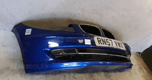 ! ZDERZAK PRZÓD PRZEDNI DO BMW SERIA 1 E87 LIFT FL HALOGENY PDC CZUJNIKI MONTEGRO BLUE METALLIC A51 4