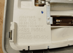 Lampka podsufitki oświetlenie kabiny Fiat Stilo 735273815 3