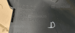 Rura przewód dolot wlot powietrza Audi A4 B6 8E0129618D 8E0129617D 8
