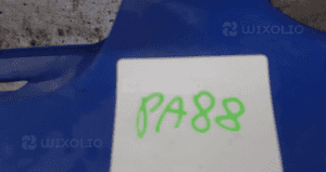 Zderzak przód przedni do volkswagen vw polo 9N halogeny LW5Z niebieski akryl 4
