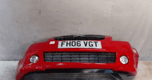 Zderzak przód przedni citroen C2 kkn czerwony lift fl halogeny 1