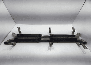 Orurowanie progowe boczne stopnie progi chrom rury ford ranger iv v 2012-18 2