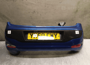 Zderzak tył tylny fiat grande punto evo 599/A granat granatowy pdc czujniki 1