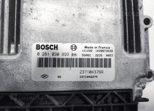 KOMPUTER STEROWNIK SILNIKA RENAULT KANGOO III 237104376R 0281030899 4