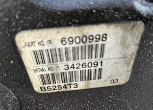 Volvo V50 C70 S40 Ford S-Max 2.5 T 20V 2.5T Turbo silnik B5254T3 3
