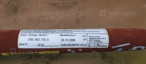 Kurtyna Airbag poduszka prawa VW Golf V Plus 5M0880742A 5