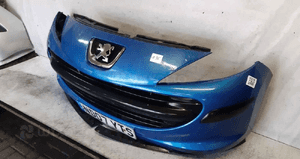 Zderzak przód przedni do peugeot 207 niebieski kmf 3