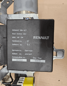 Renault Megane Cabrio II pompa hydrauliczna sterownik dachu 8200149739 4