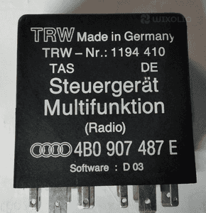 Audi A4 B5 96-01r przekaznik sterownik Multifunktion 4B0907487E 1