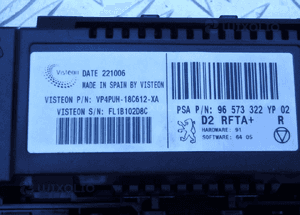 PANEL KLIMATYZACJI PEUGEOT 407 96573322YP02 RADOM 4
