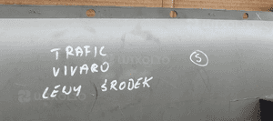 Boczek tapicerka Renault Trafic III Vivaro B 91166006 7700313062 5