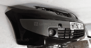 Zderzak przód przedni renault megane 2 ii lift fl NV676 czarny halogeny 2