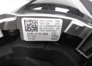 VW GOLF VIII 8 TOUAREG CR7 III 760 ARTEON TIGUAN AD1 5NA R-LINE KIEROWNICA MULTIFUNKCYJNA ŁOPATKI NR 2 17