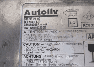MODUŁ SENSOR AIR BAG RENAULT LAGUNA II 606982400 2