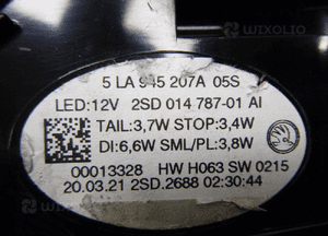 Skoda enyaq iv lampa lewy tył lewa tylna led oem 14