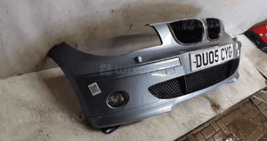 Zderzak przód przedni do bmw E87 1 spryski xenon halogeny quarzblau szary błękitny 4