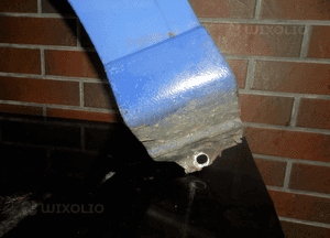Błotnik Przód Przedni Lewy Opel Meriva A Lift Y21G 4