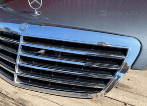 Mercedes W221 przedlift atrapa oryginał dobry stan 6