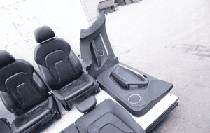 FOTELE SIEDZENIA SKÓRA EL GRZANE AUDI A5 8T COUPE 4