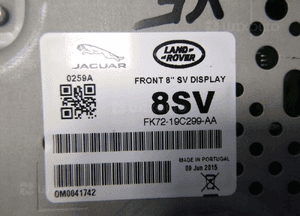 Jaguar xe X760 land rover discovery sport L550 ekran wyświetlacz monitor nawigacja 7