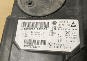 Lampa lewa lewy xenon bmw v 5 F10 F11 lift 13- 3