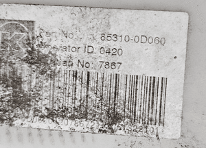 Toyota Yaris II 2 P9 zbiorniczek zbiornik płynu do spryskiwaczy 85310-0D060 2