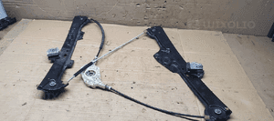 Mechanizm podnośnik szyby lewy przód BMW 5 E60 7184741S 7184383E 4