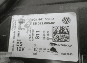 Lampa przód przednia prawa vw golf vii 7 lift 2016-2020 rok 19