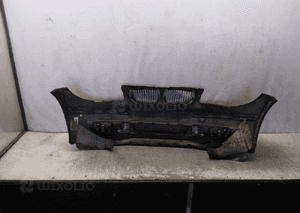 Zderzak przód przedni bmw E87 seria 1 lift fl schwarz 2 ii czarny halogeny 6