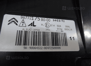 Citroen C4 picasso ii lift 13- lampa lewa przód xenon 9677217580 llu 7