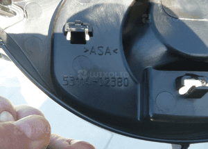Toyota auris ii atrapa nowa oryginał igła  53100-02880 5