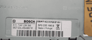 Radio radioodtwarzacz CD oryginał Seat Leon II Lift 5P0035186B 8
