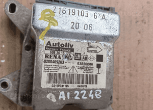 SENSOR MODUŁ AIRBAG TRAFIC II VIVARO B PRIMASTAR ORG, 8200469203 93856086 2