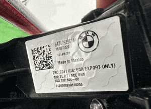 Klapa tył zderzak tylny lampy tylne bmw X4 G02 A300 m pakiet europa 7