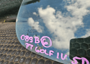 Szyba Szyby Drzwi Przód Przednia Tyl Tylna 97r VW Golf IV 4 5D Drzwi 38