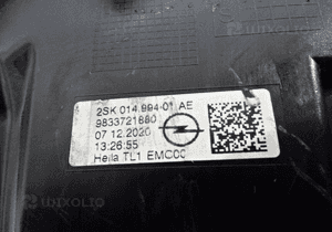 Opel Mokka 2020 Lampa Tylne Led lewa 2SK014994-01 9