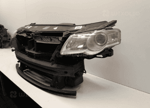 Pas przedni vw volkswagen passat B6 2.0TDI belka okular chłodnica wody wentylator obudowa zamek komplet 2
