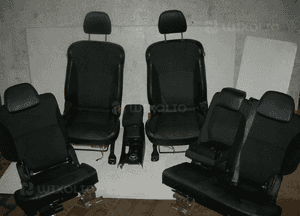 Fotele kanapa kpl. półskóra peugeot 4007 europa 2