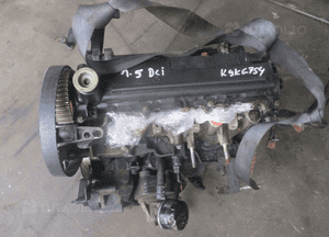 Silnik 1.5 dci renault dacia nissan słupek K9KG754 1