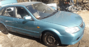 Mazda 323 323f 98- Sanki belka kołyska tylna tylne 14