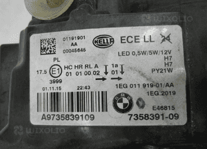 Bmw 1 F20 F21 lift lci led idealna lampa przednia lewa 10