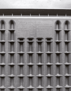 Dywaniki gumowe Audi A8 4H0061511 tył 8