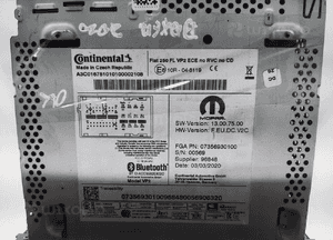 FABRYCZNE RADIO CD CITROEN JUMPER BOXER DUCATO III 07356930100 2019-22 KOD 6