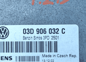 VW Polo Ibiza Fabia Fox  1.2 6V komputer silnika 03D906023B 03D906032C 03D906023 3