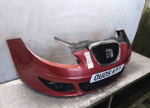 Zderzak przód przedni seat altea LS3X bordo bordowy halogeny 6