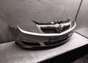 Zderzak przód przedni opel vectra c lift fl Z157 srebrny 4