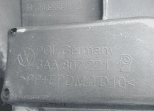 Zderzak przedni przód vw passat B7 3AA807221 2010-2014 22