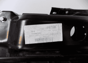 Fiat 500 Pas przedni, zestaw chłodnic, belka 10069 10